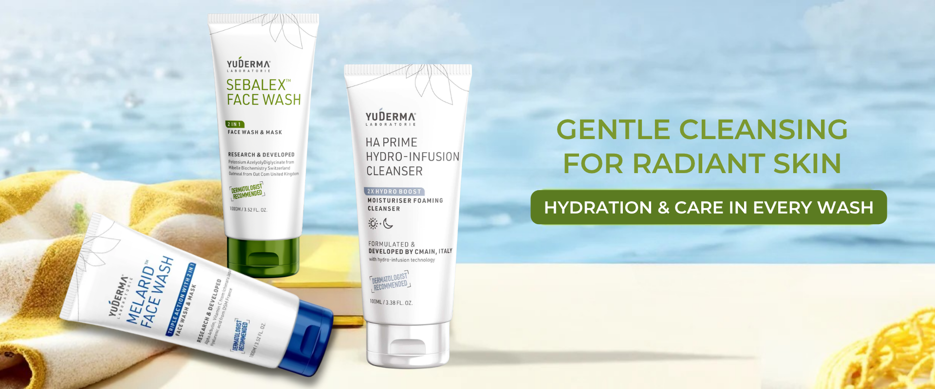 Yuderma dermatologist care banner